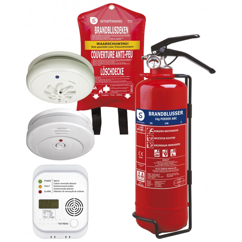 Smartwares Premium brandbeveiligingsset (FSSP-15NL) Smartwares Premium brandbeveiligingsset (FSSP-15NL)